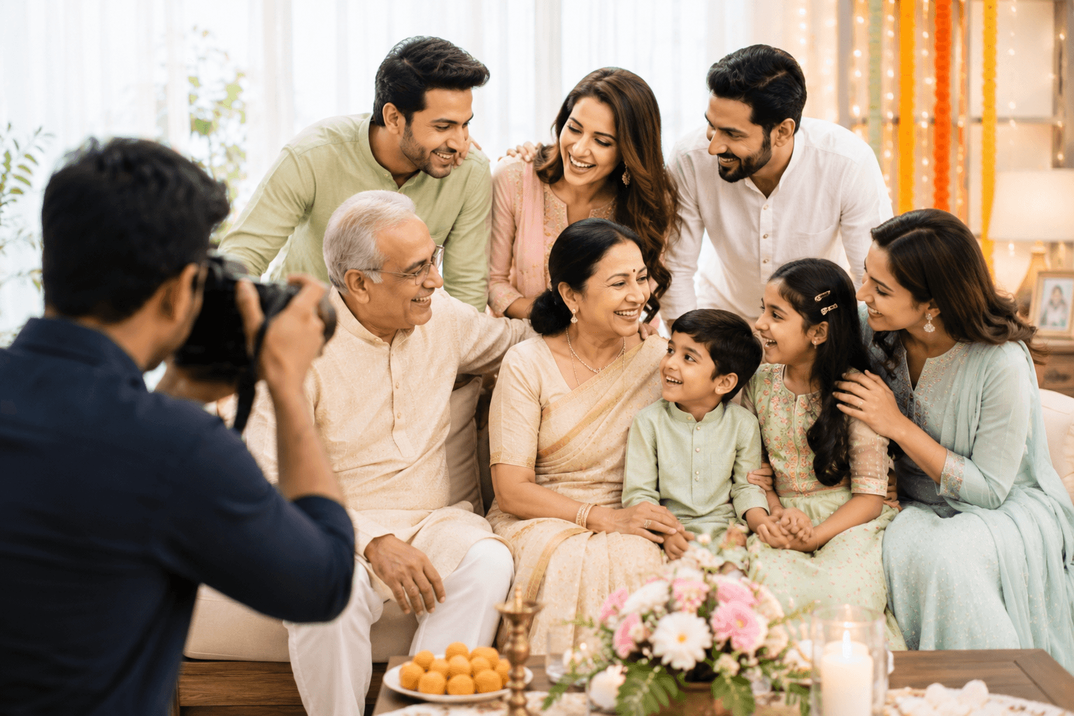 Family gathering coverage arranged through FounPro.