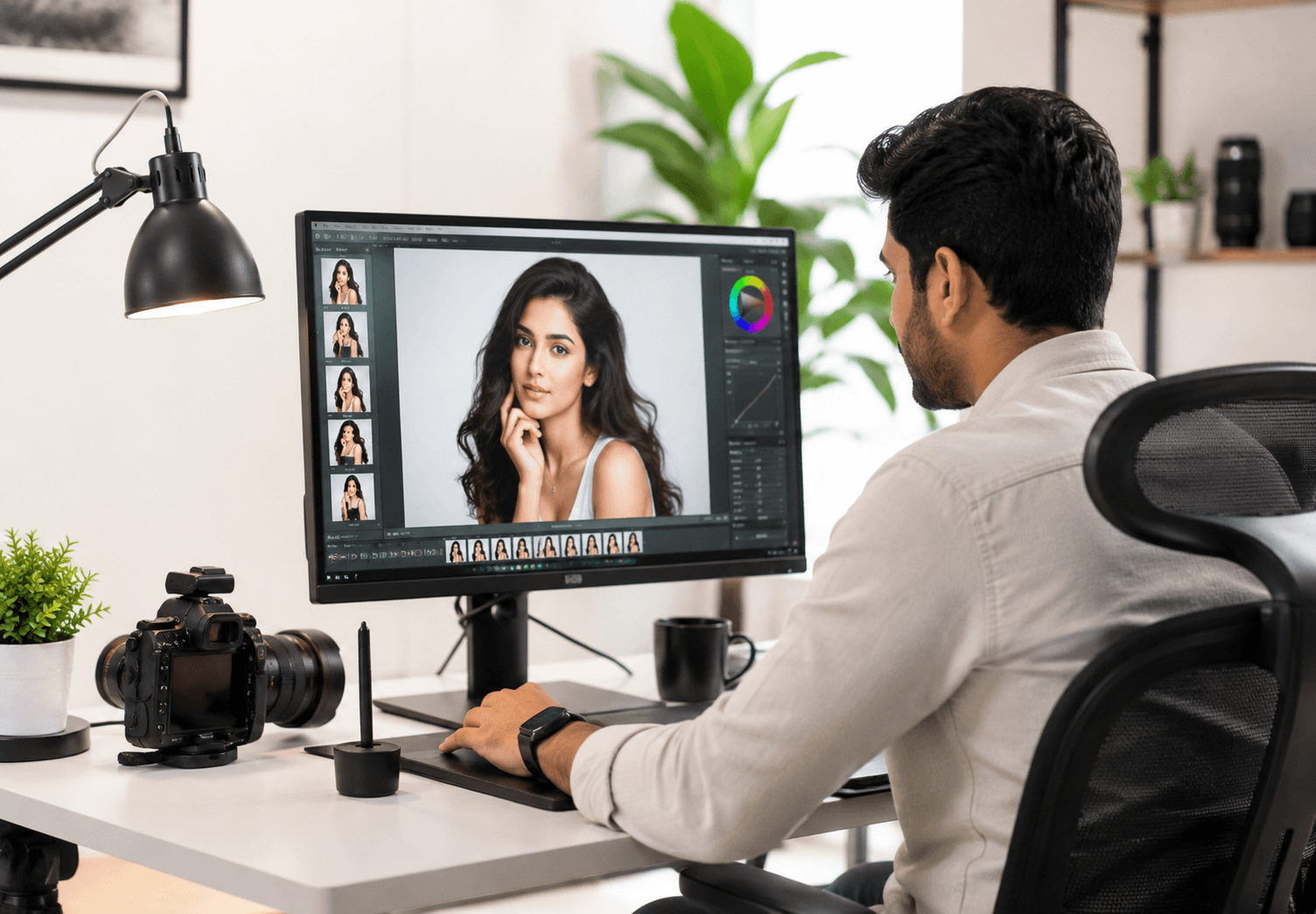 Post-production editing work for short-form video delivery.