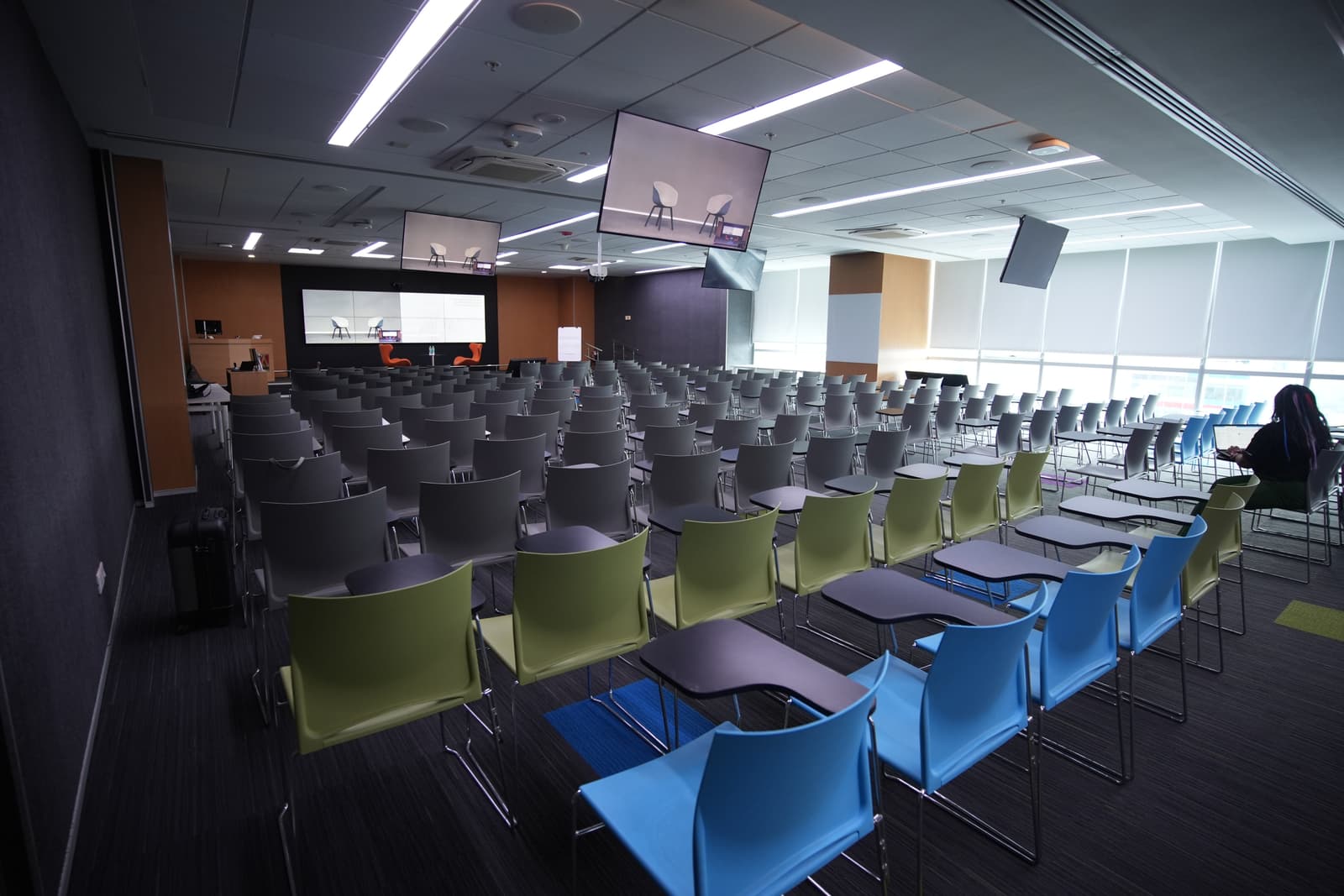A corporate employee conference venue