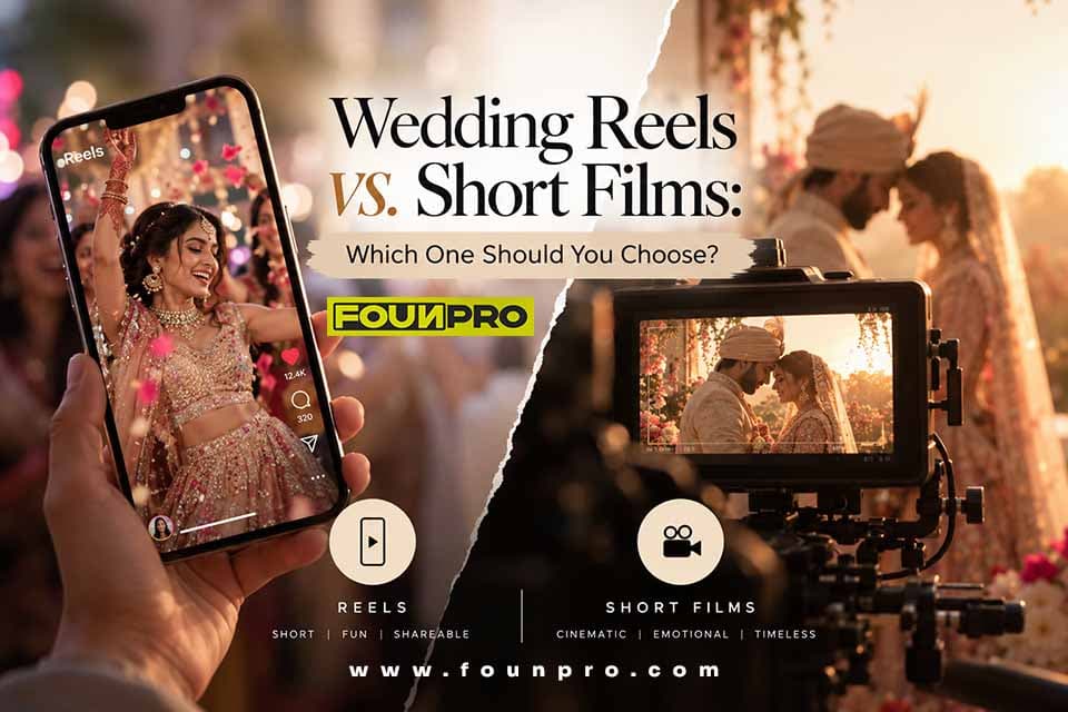 A 30-second Reel or a cinematic film you’ll treasure for decades? Here’s how to choose the right way to capture your wedding memories.